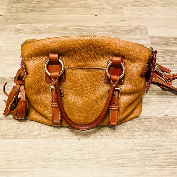 Dooney & Bourke Florentine Leather Mini Domed Buckle Satchel - Picture 3 of 10